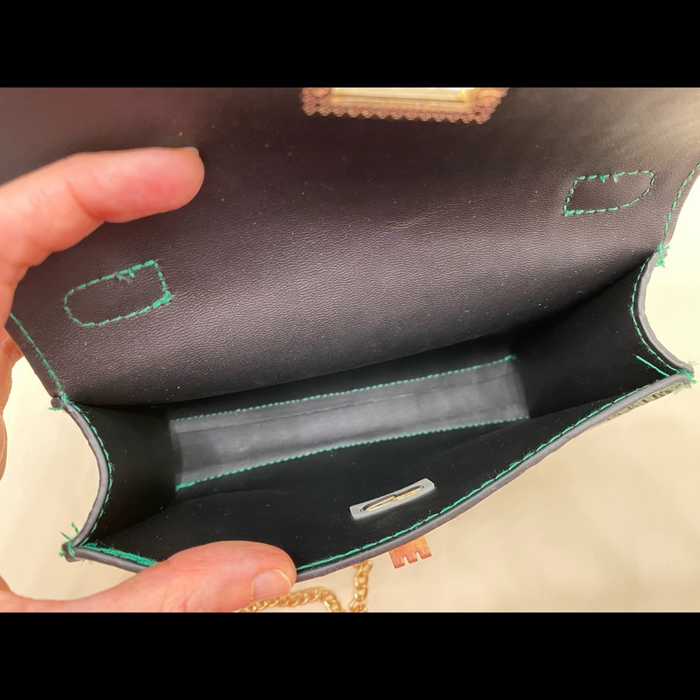 ASOS Green Croc-Embossed Mini Bag - Picture 15 of 16